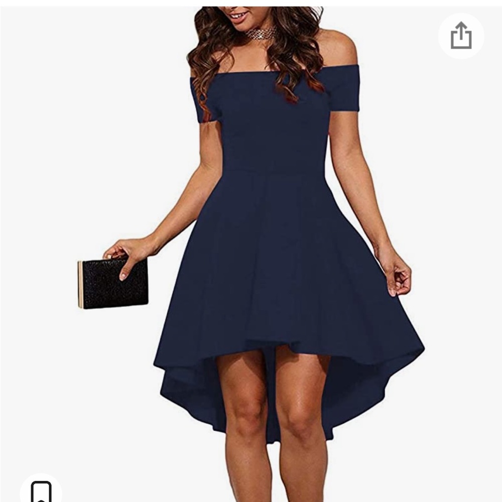 Navy dark blue dress